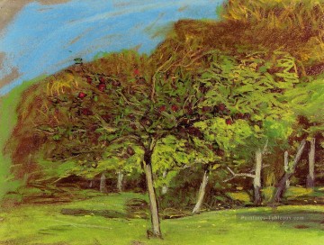Arbres fruitiers Claude Monet Peinture à l'huile